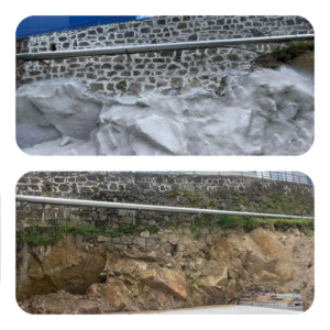 Réfection de mur en pierre