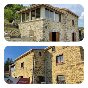 Rénovation de façade en pierre